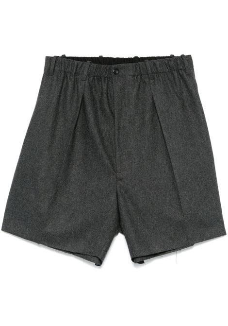 Shorts con pieghe in grigio Random identities - uomo RANDOM IDENTITIES | Bermuda | RAN04P0071